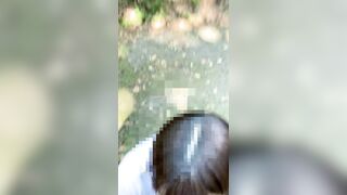 [Amateur post] I tried to make a perverted married woman suck in the open air.