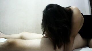 Pussy licking and blowjob with chubby stepmom