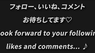 #111 こんなに潮吹いちゃってごめんなさい…デンマで弄ばれるコスプレ美女／I'm sorry I squirted so much...