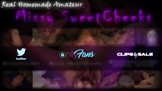 Satisfying Myself After Disappointment, He left so much cum in me too.