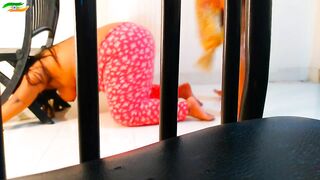 Indian MILF : BBW Big Boobs & Butt Hot Stuck under chair Then I cum inside her Big Ass