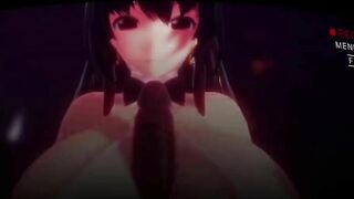 POV Sexy Big Ass Cat Girl Fucked Hard + Blowjob