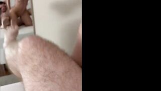 I felt good on his stick and he filled me with cum