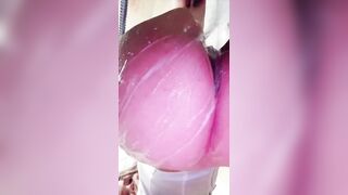 shower pussy anal squirt blonde girl