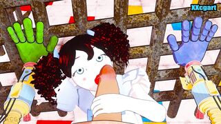 PoppyPlayTime - Poppy BlowJob Hentai porn cartoon comic style 18+ big tits you will love it