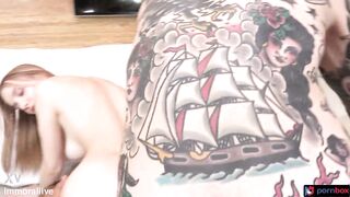 Polly Yangs double penetration (DP) & first gangbang fantasy fulfilled part 3 of 3